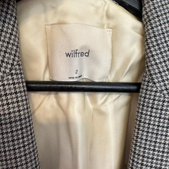 Aritzia Margaux Blazer - Size 2, Grey houndstooth - Picture 3 of 6